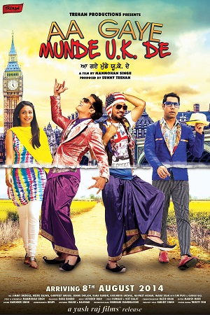 Aa Gaye Munde U.K. De (2014) Punjabi Full Movie 720p [700MB] HEVC HDRip