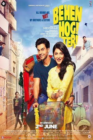 Behen Hogi Teri (2017) Hindi Full Movie 480p [300MB] | 720p [1GB] | 1080p [1.8GB]