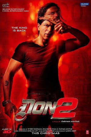 Don 2 (2011) Hindi Full Movie WEB-DL 480p [400MB] | 720p [1.3GB] | 1080p [4GB]