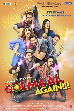 Golmaal Again (2017) Hindi Full Movie 480p [400MB] | 720p [1GB] | 1080p [4GB]