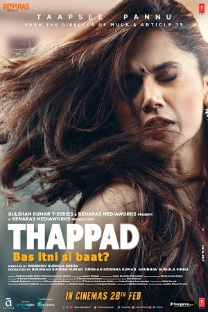 Thappad (2020) Hindi Full Movie 480p [400MB] | 720p [1.2GB] | 1080p [4GB]