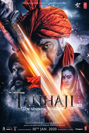 Tanhaji: The Unsung Warrior (2020) Hindi Full Movie 480p [350MB] | 720p [1GB] | 1080p [1.7GB]